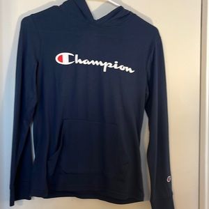 Champion Boys long sleeve pullover TShirt with hood